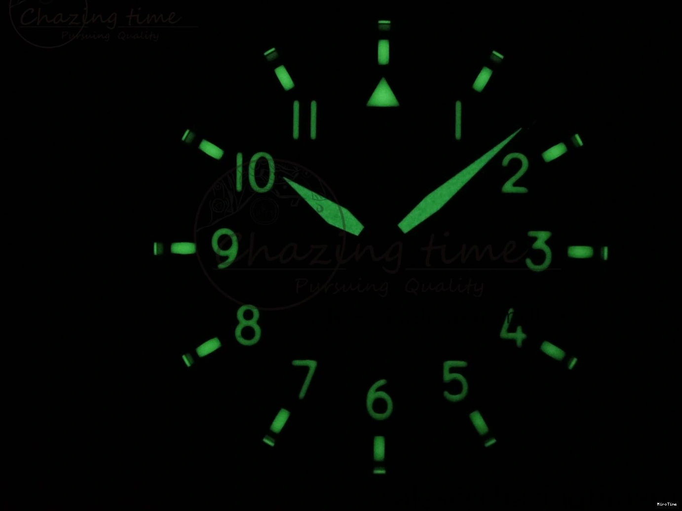 MIROTIME 0117 Big Pilot IW329802 M+F 1:1 Best Edition Green Dial on Green Nylon Strap MY Unique 7002